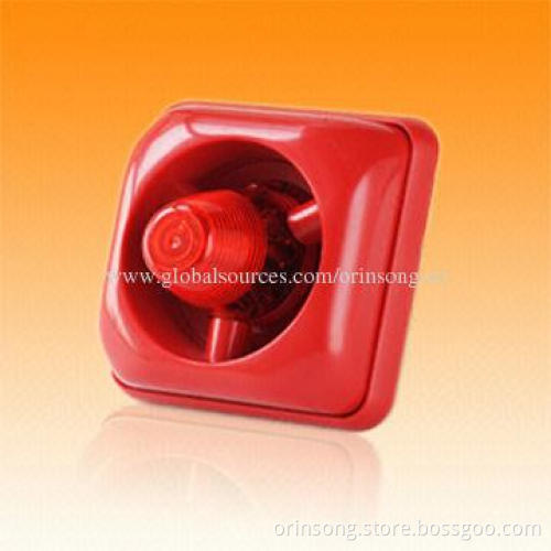 Fire Alarm Strobe Siren, DC 24V